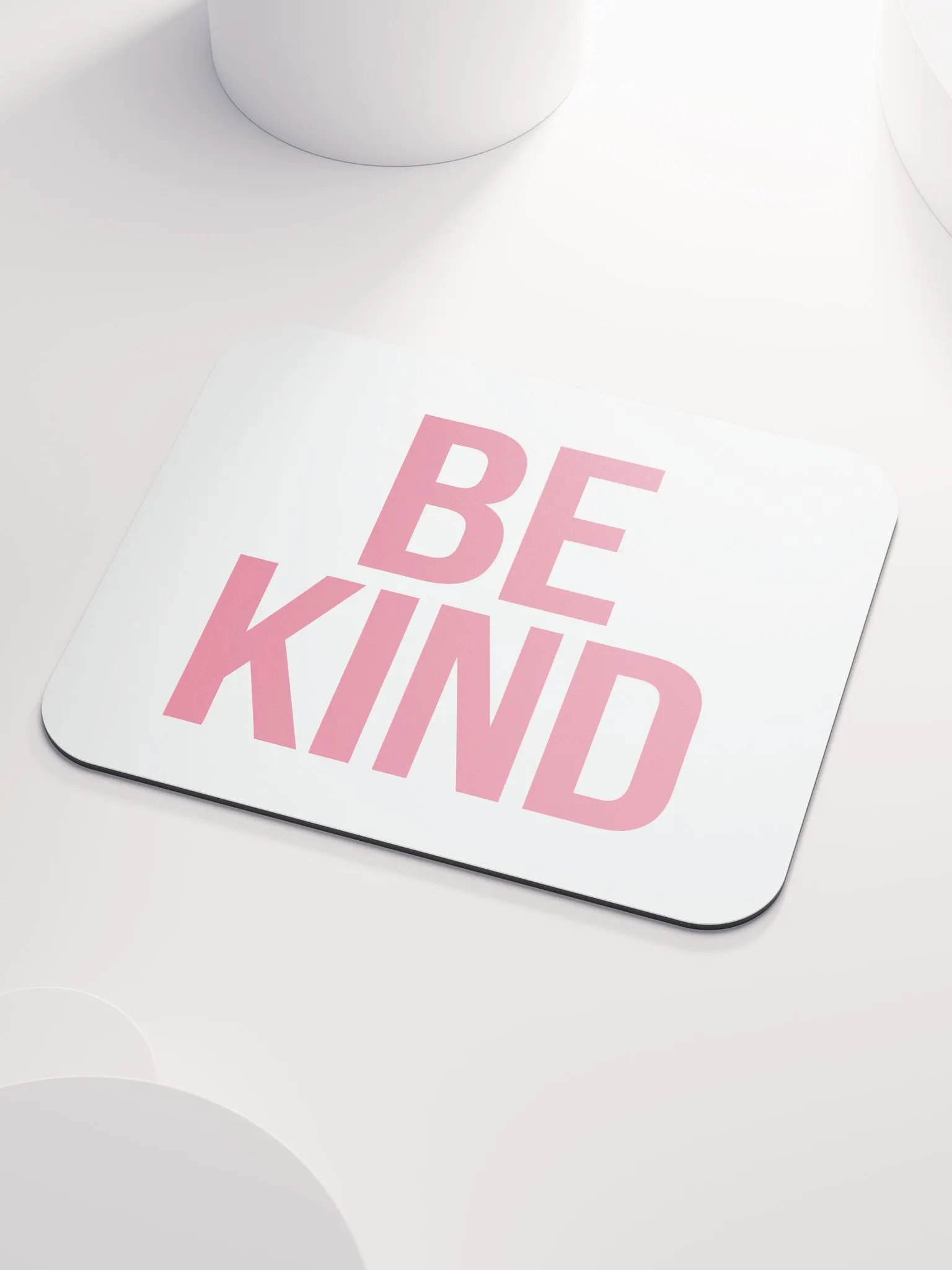 Be Kind Pink Mouse Pad product image (3)