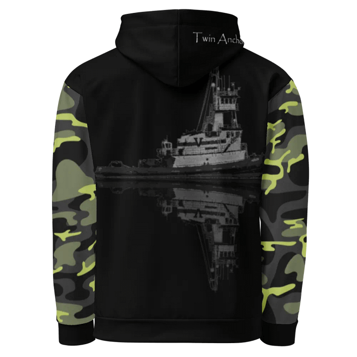 Camouflage & black Hudson VB Reflection Hoodie product image (1)