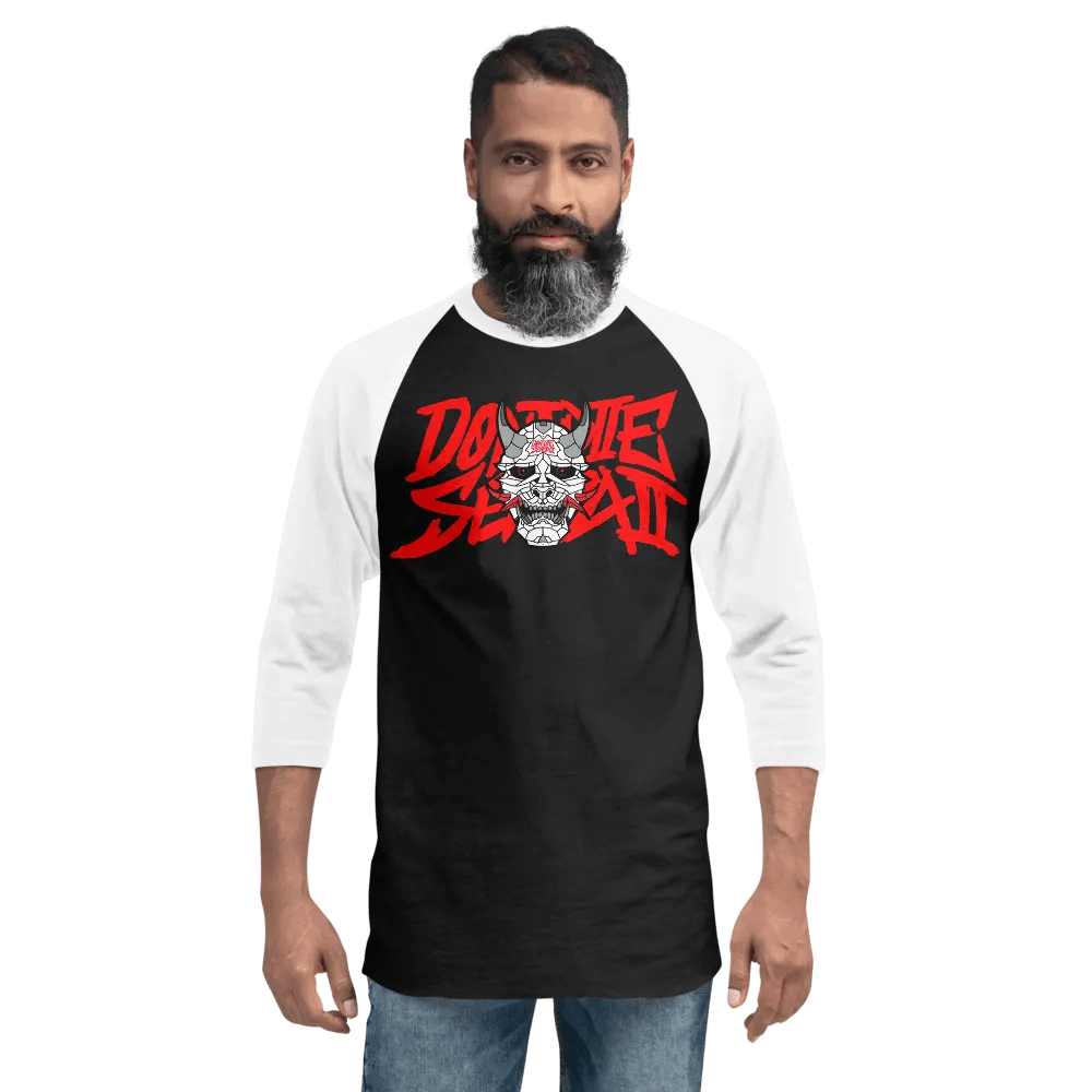 DontDieSenpai Double Logo Raglan Shirt product image (5)