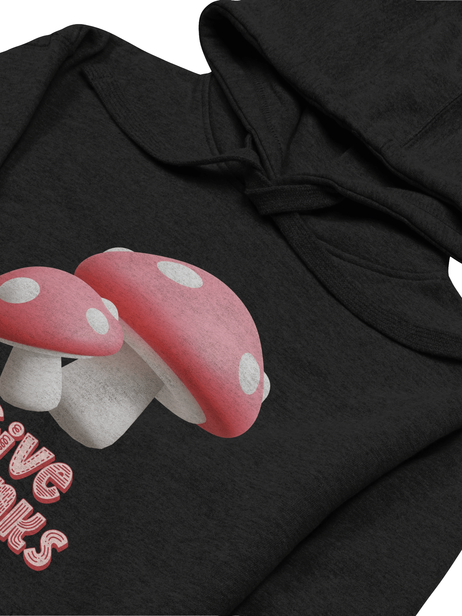 Give Thanks Hoodie – Mushroom Typography | Thanksgiving Season product image (28)