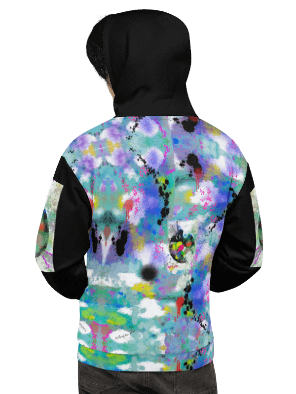 SplatterWear #3 Unisex Art Hoodie/Aquatic product image (5)