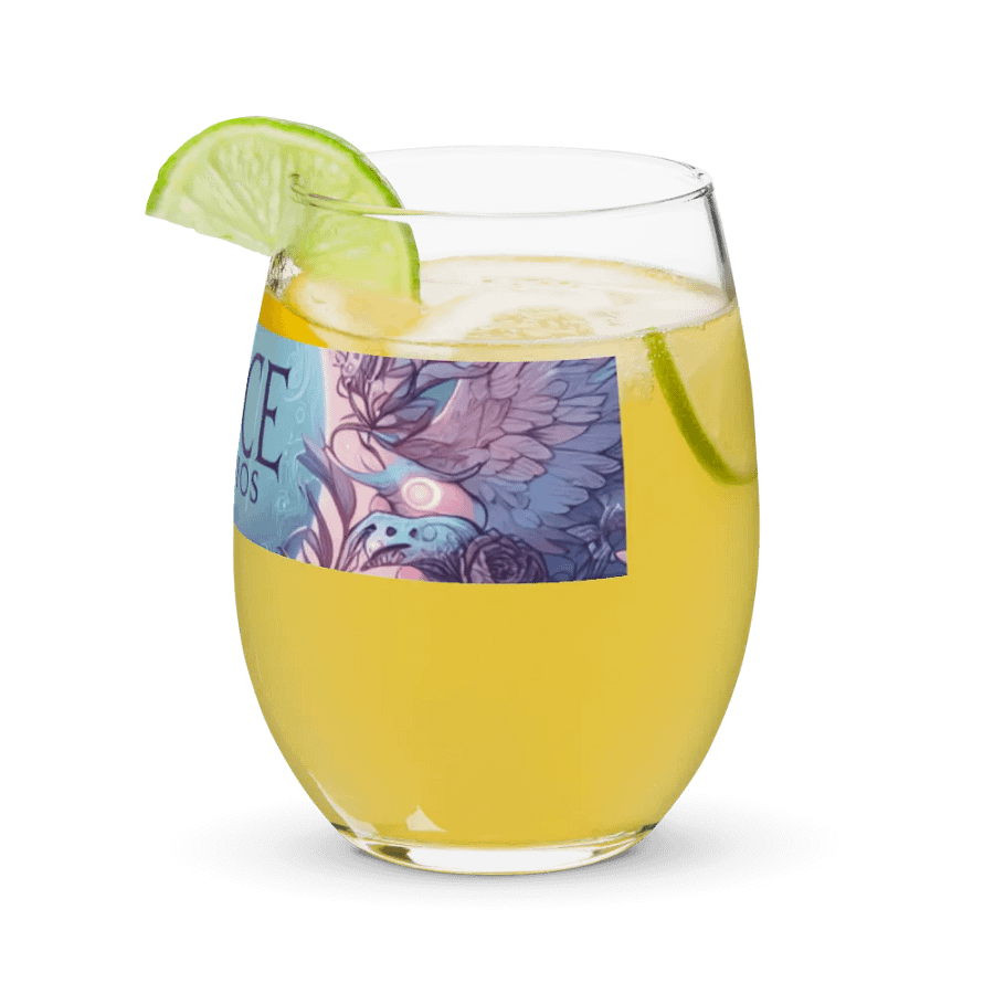Fantasy Birds Stemless Wine Glass product image (12)