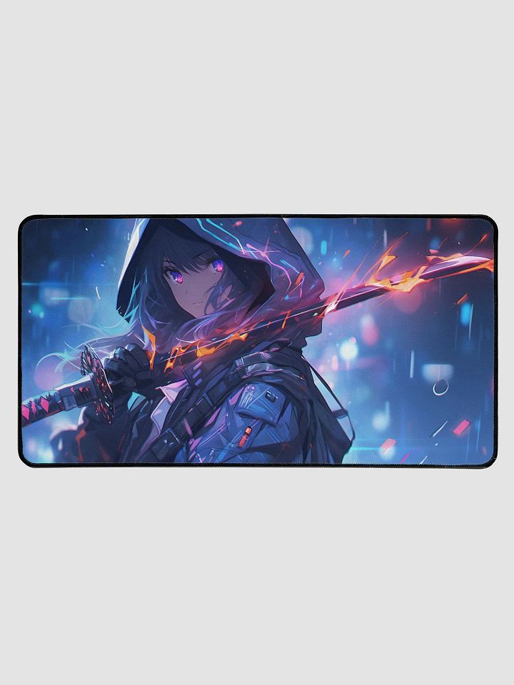 Strike Like a Samurai: Samurai Girl Gamer Mouse Mat product image (1)
