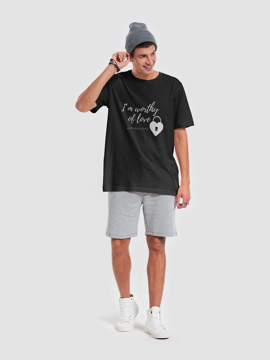 I'm worthy of love Unisex Super soft T-Shirt product image (33)