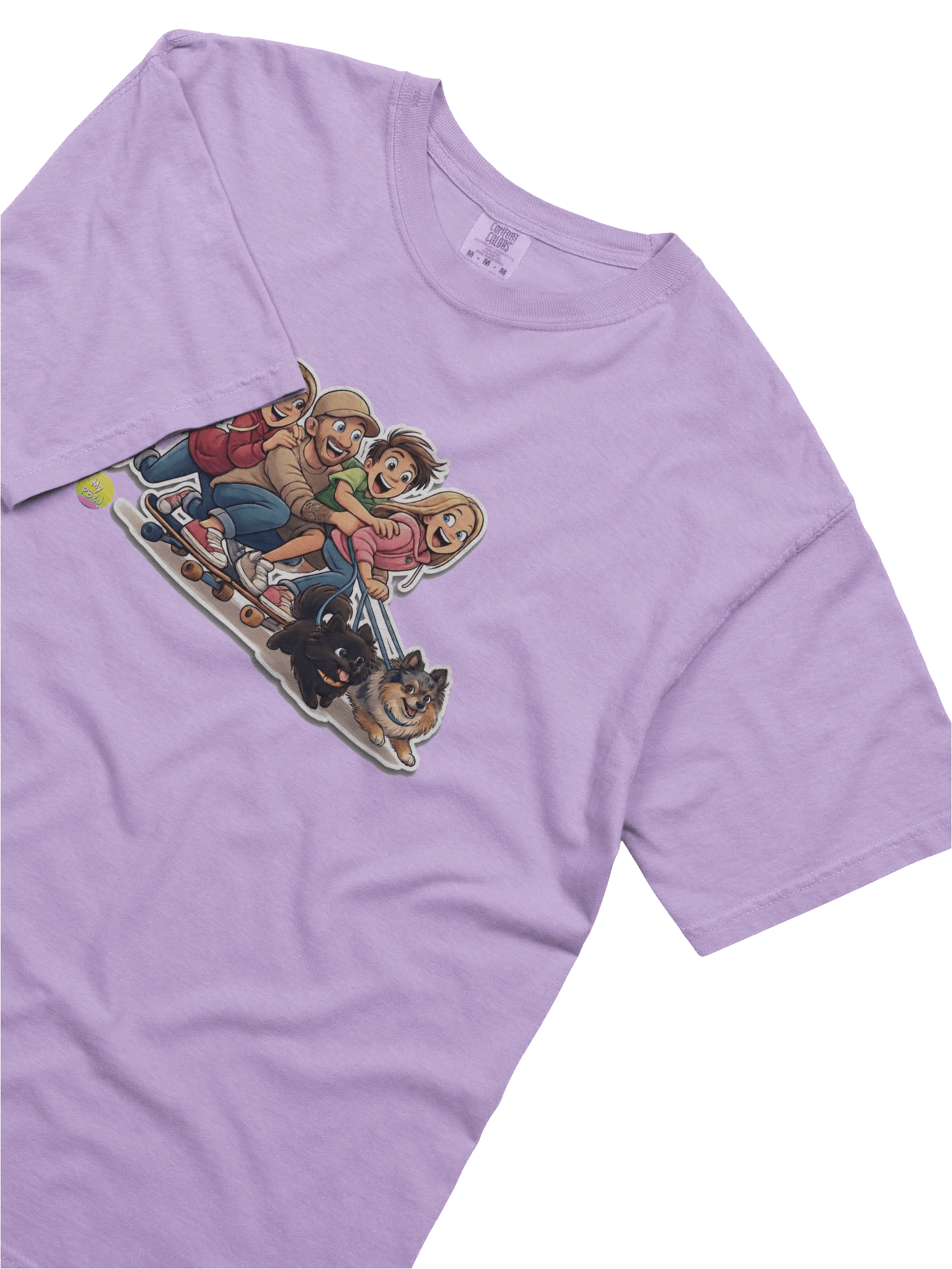 Skateboarding My PB&J Adult Tshirt product image (18)