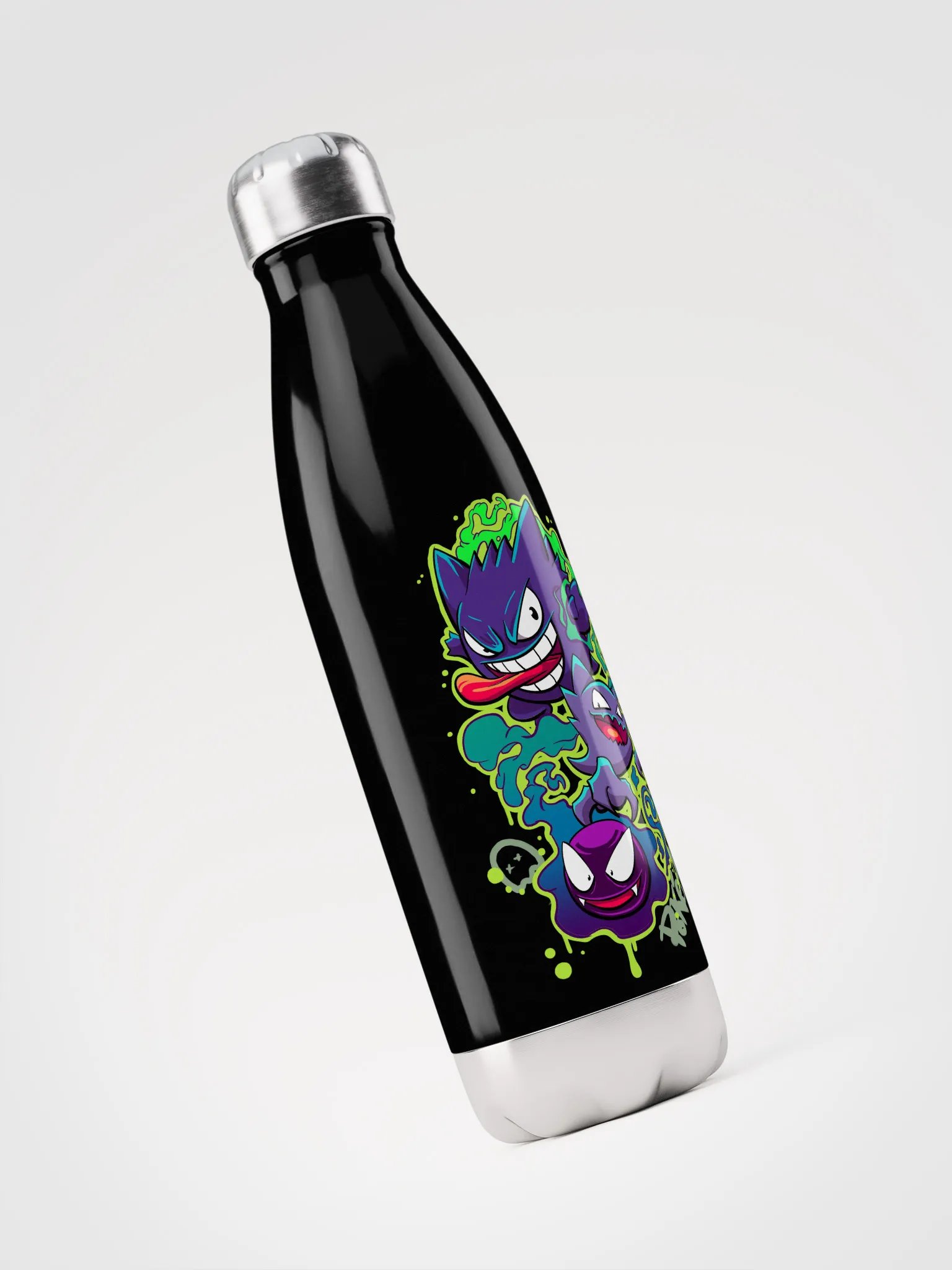 Mischievous Ghost Trio Water Bottle product image (3)