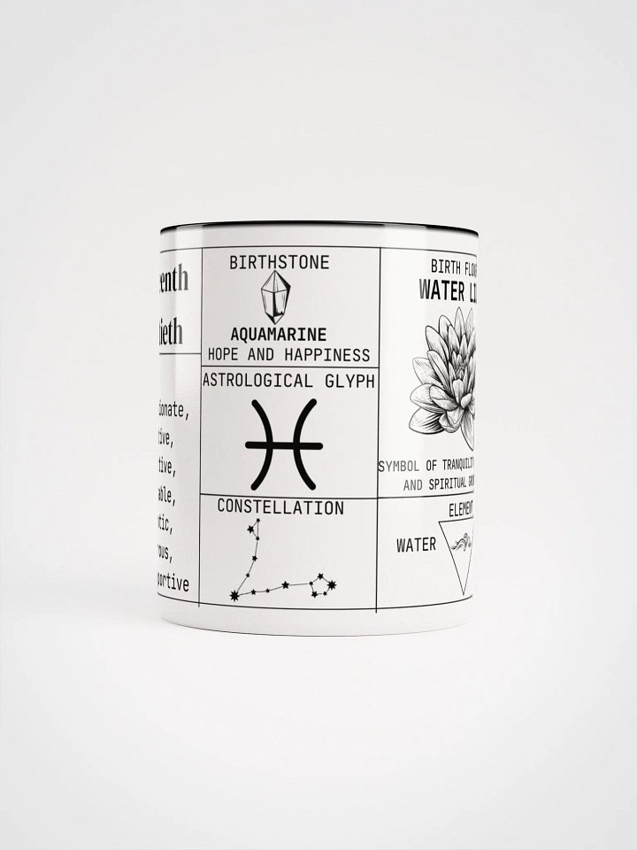 Pisces Zodiac Ceramic Mug product image (2)