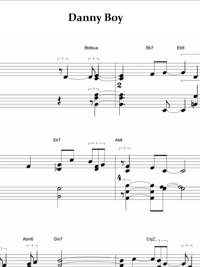 Danny Boy - Piano sheet music product image (1)