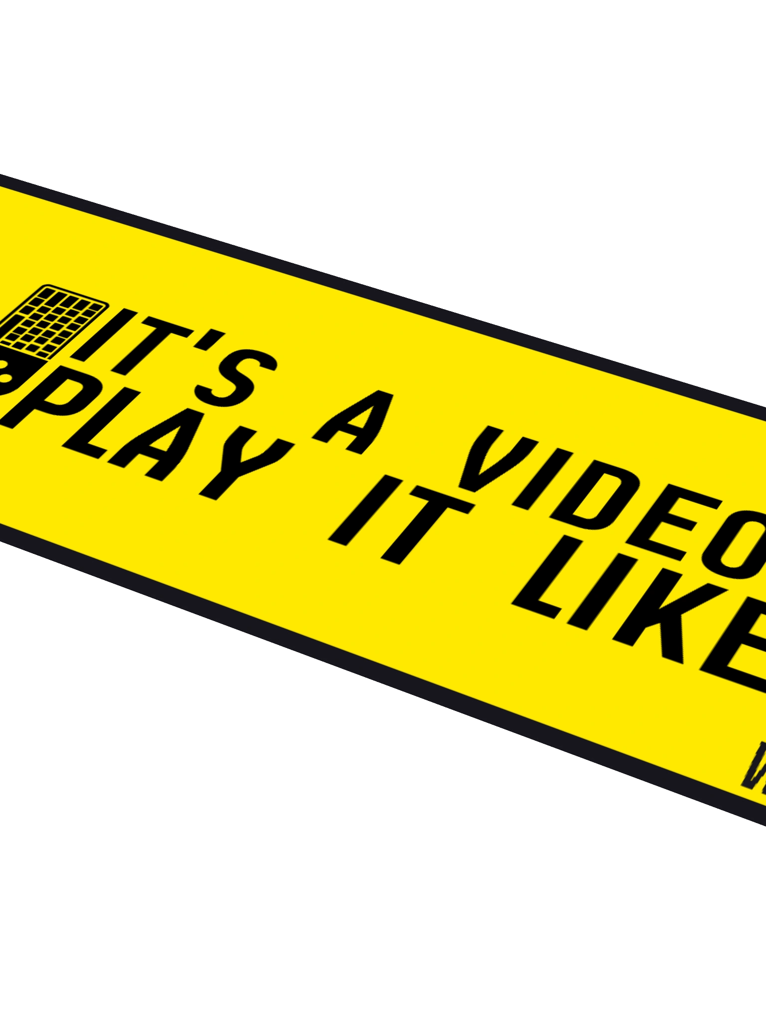 SLOW | 15" x 3.75" Bumper Sticker product image (4)