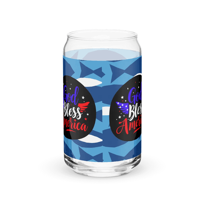 Can-Shaped Glass: God Bless America product image (6)