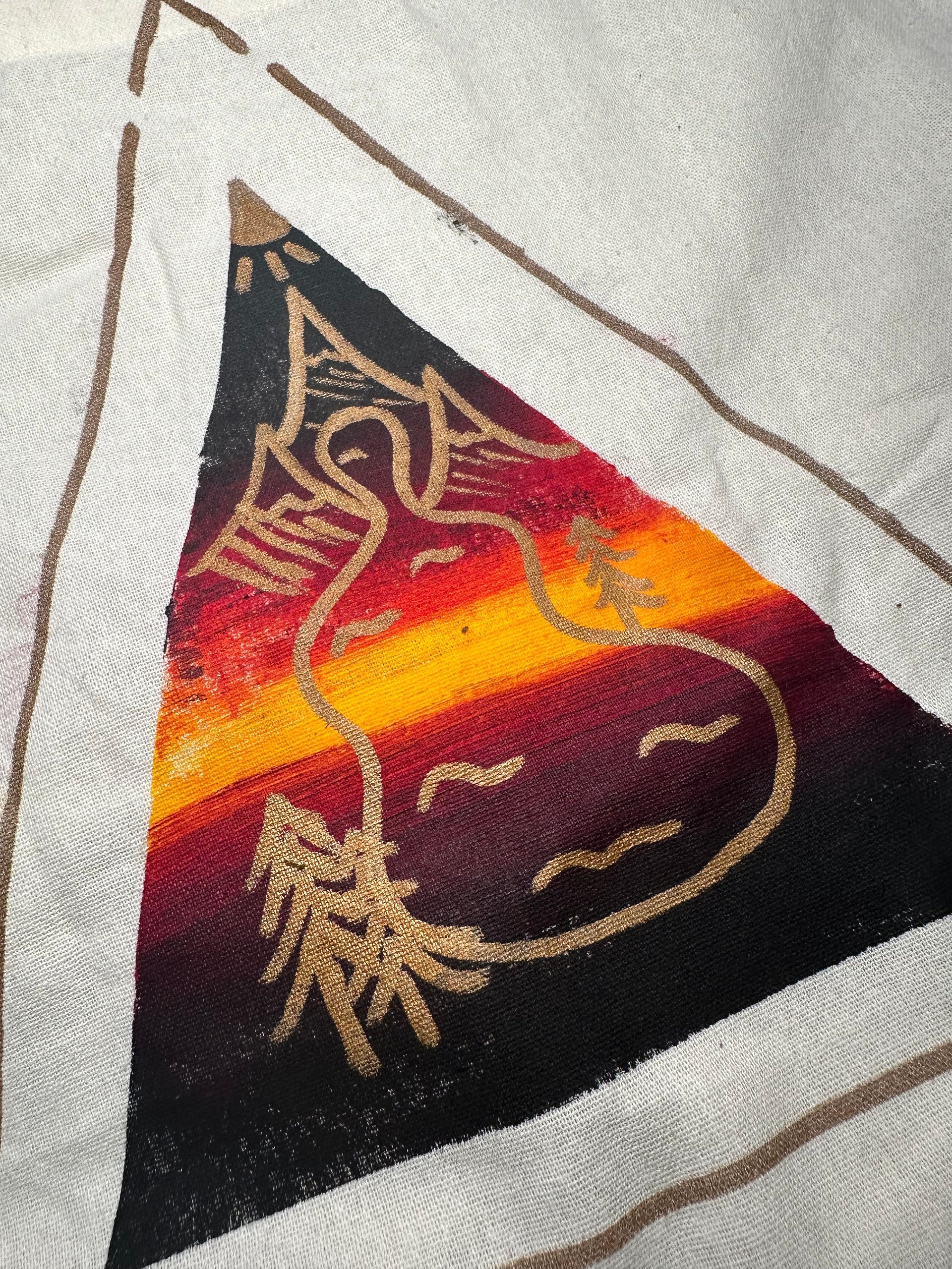 Serenity by the Sun Hand Painted Tote Bag product image (2)