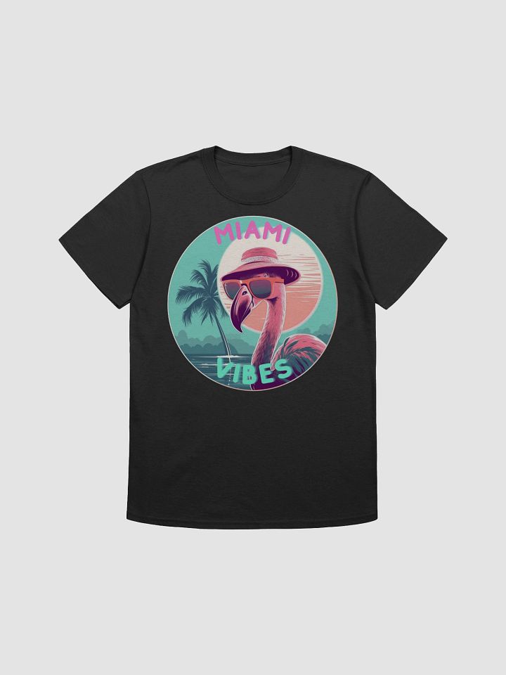Retro Miami Vibes Flamingo T-Shirt product image (11)