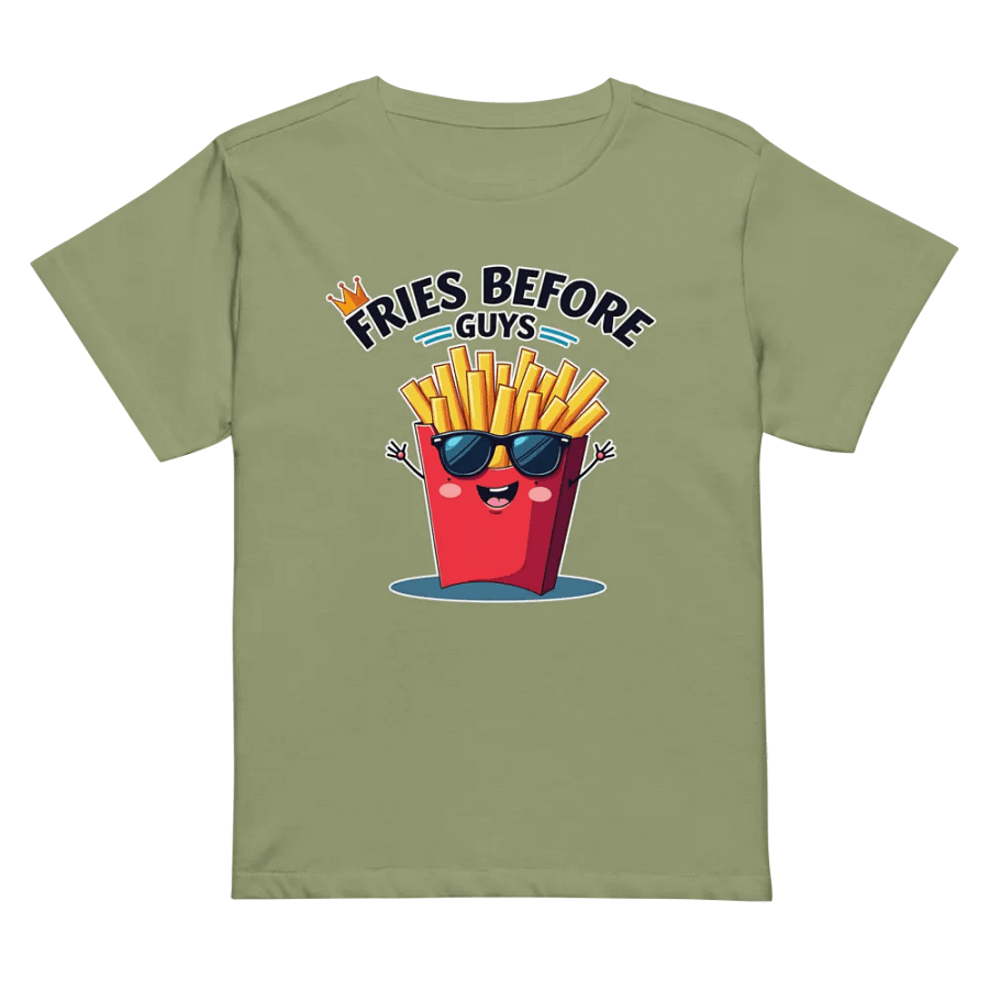 Cheerful Fries Women's High-Waisted Tee product image (32)