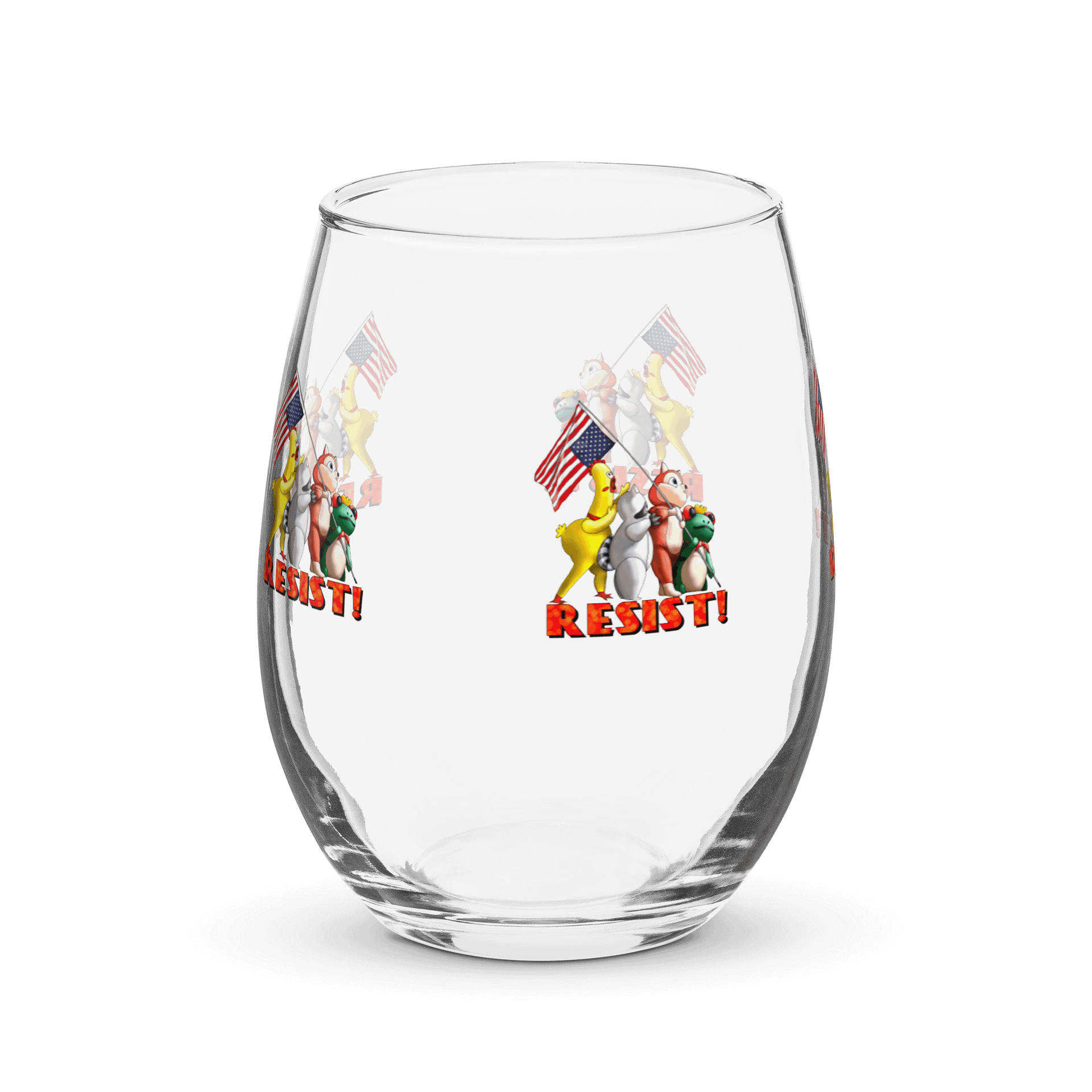 Resist! Wine Glass product image (4)
