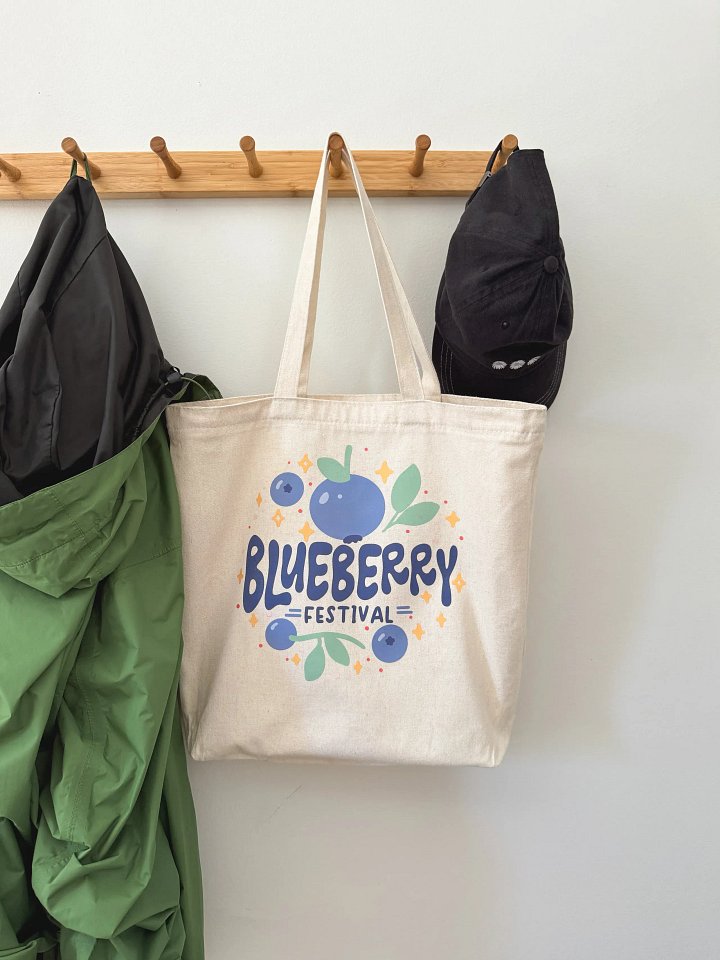 Blueberry Festival Tote Bag product image (2)