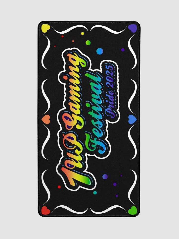 1UP Gaming Festival Pride 2025 Desk Mat 31.5 x 15.5 product image (2)