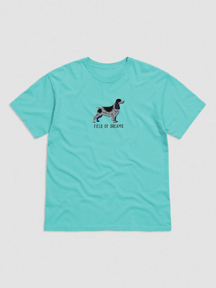 Field of Dreams T-Shirt(Embroidered) of a Field Spaniel(Blue Roan) product image (25)