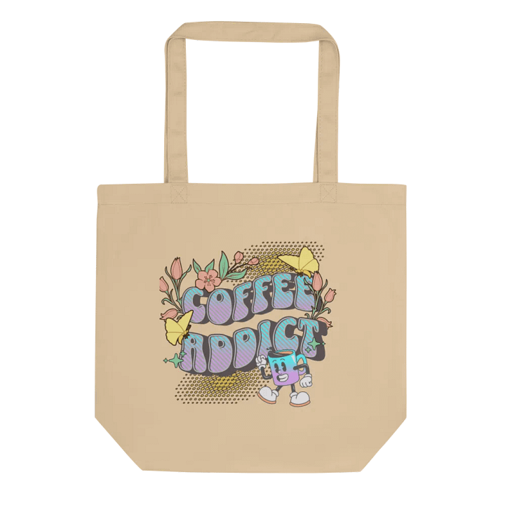 Coffee Addict Mascot Mug Whimsical Tote Bag product image (1)