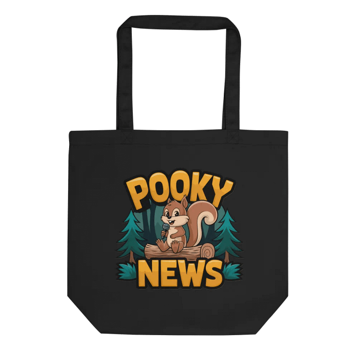 Pooky News Eco-Friendly Tote Bag product image (1)