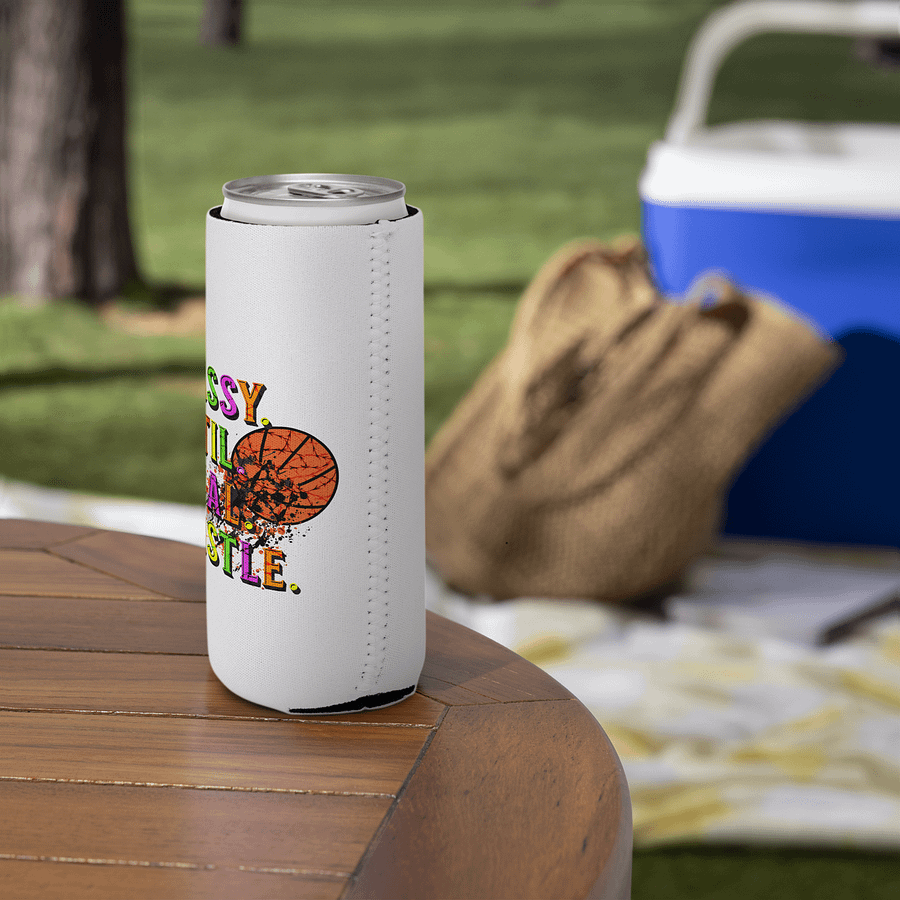 Classy Until Final Whistle Basketball Can Cooler product image (5)