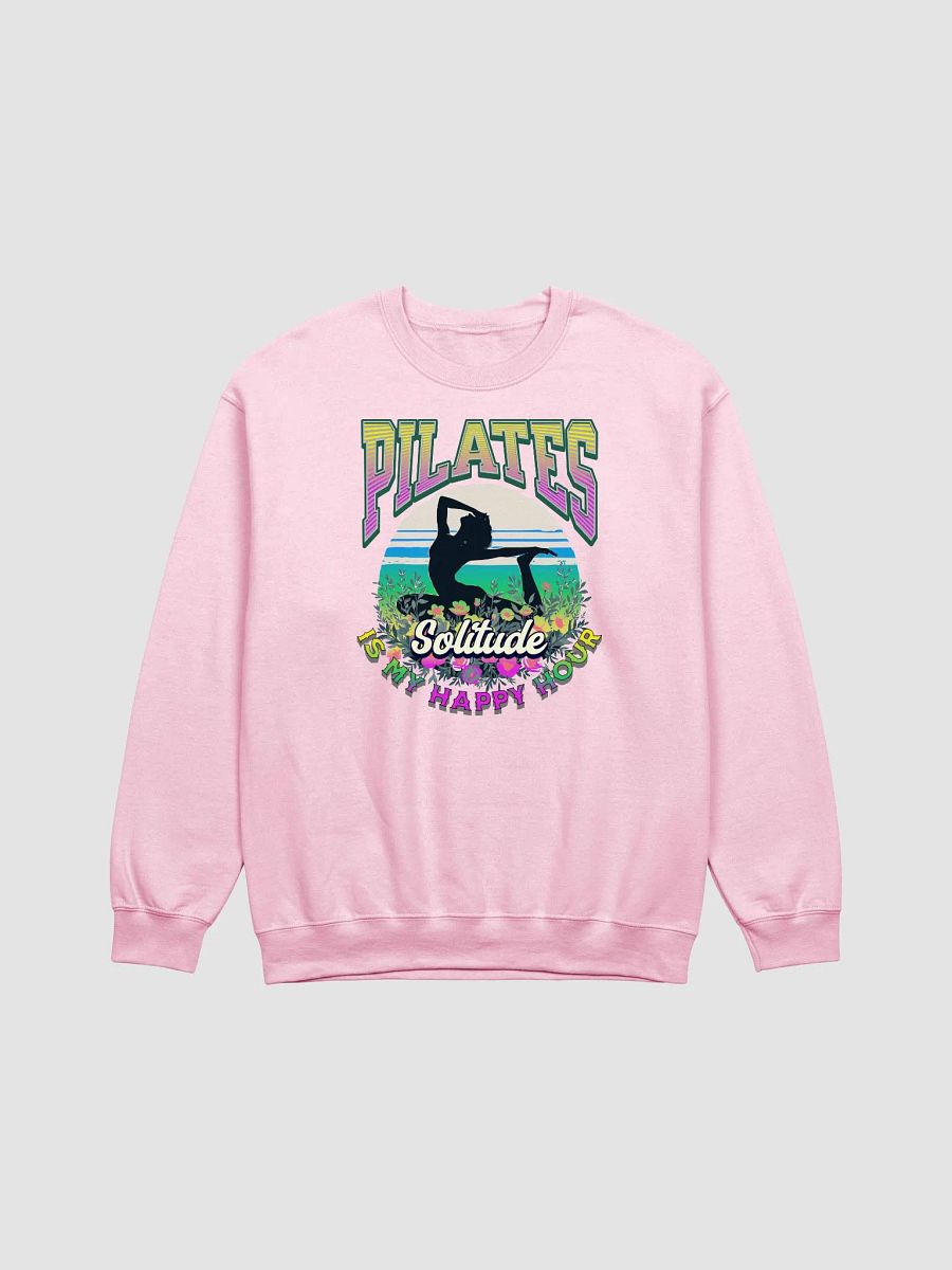 Pilates Is My Happy Hour Solitude Crewneck Sweatshirt product image (7)