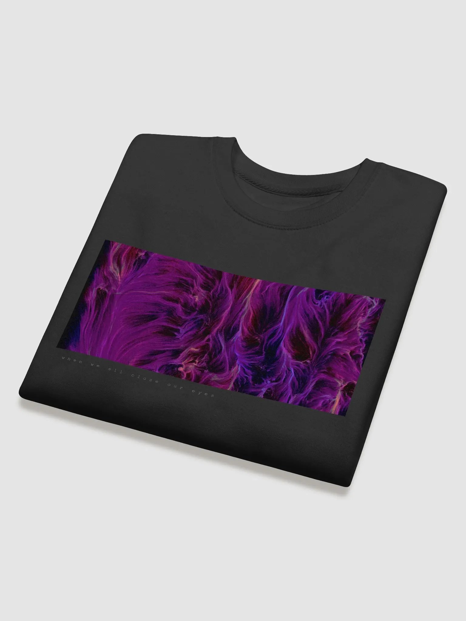 When We All Close Our Eyes - Artwork Sweater (Black) product image (4)