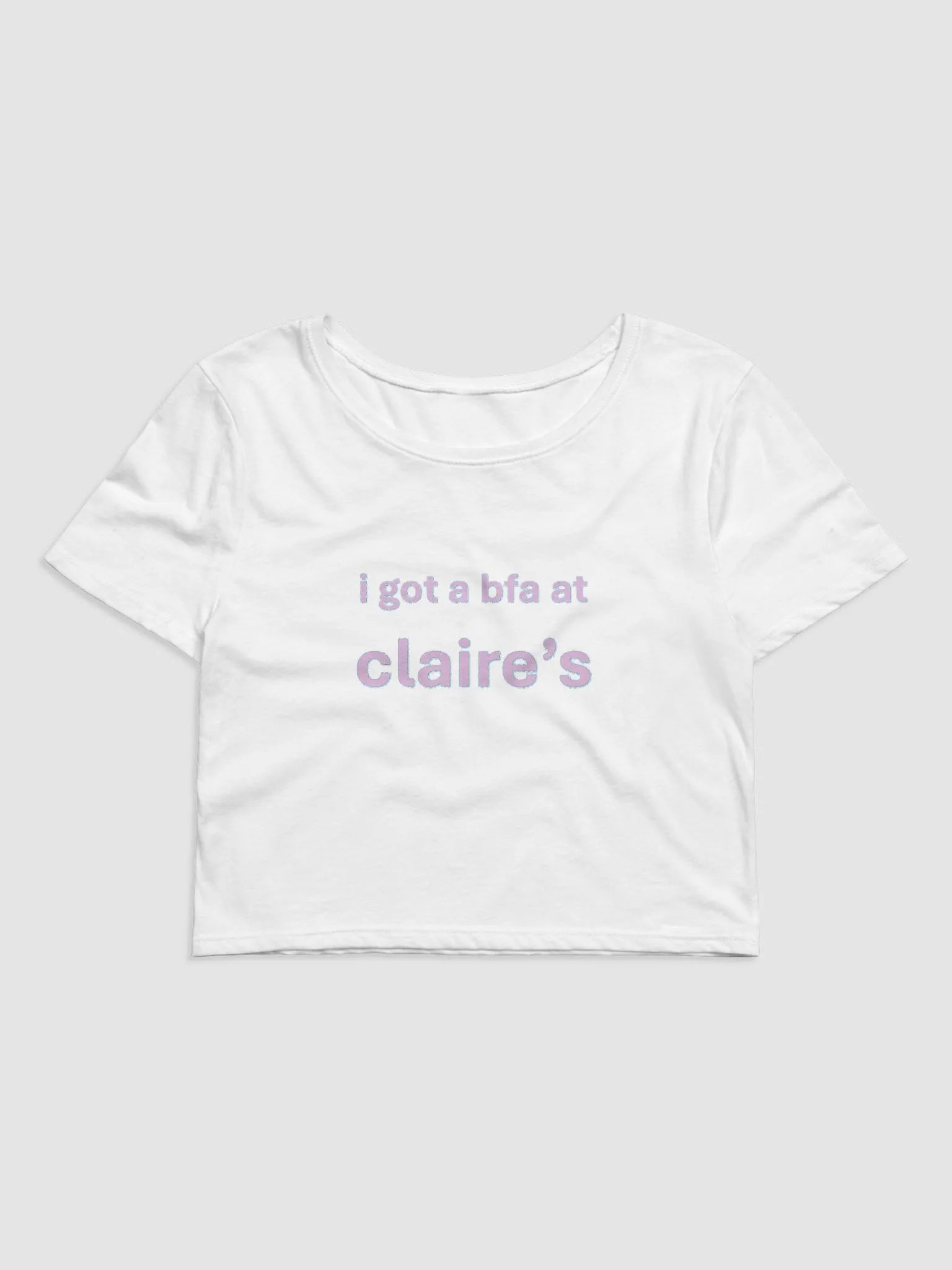 Claire's Lobotomy Crop Top product image (1)