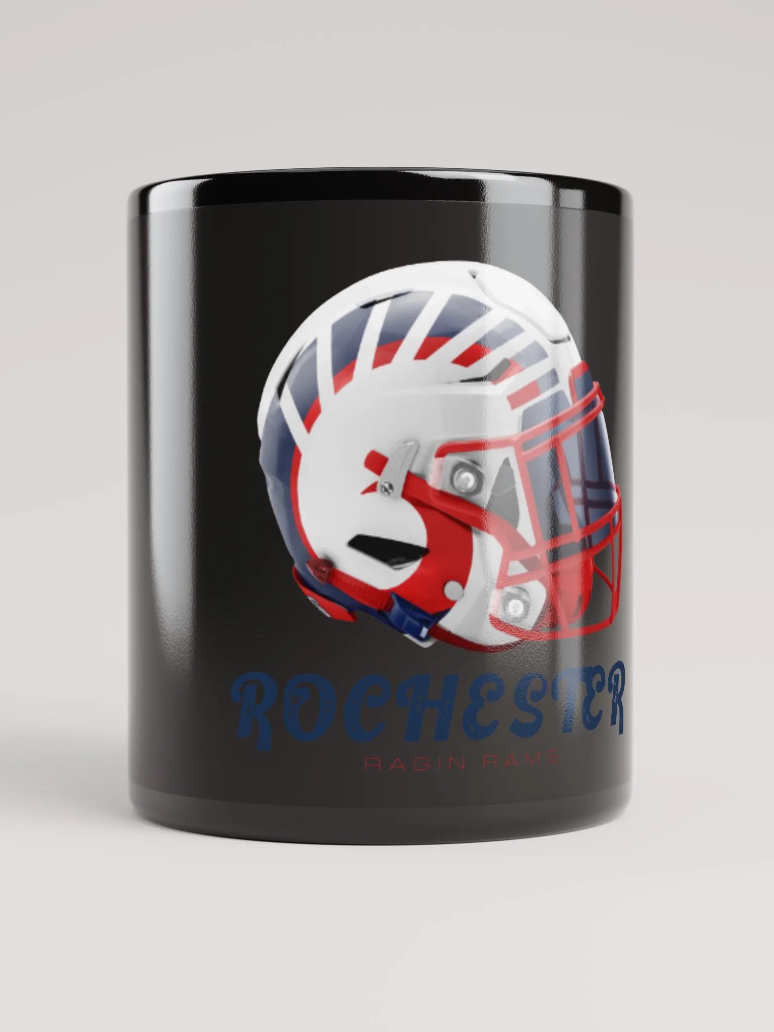 Rochester Ragin Rams Black Mug product image (1)