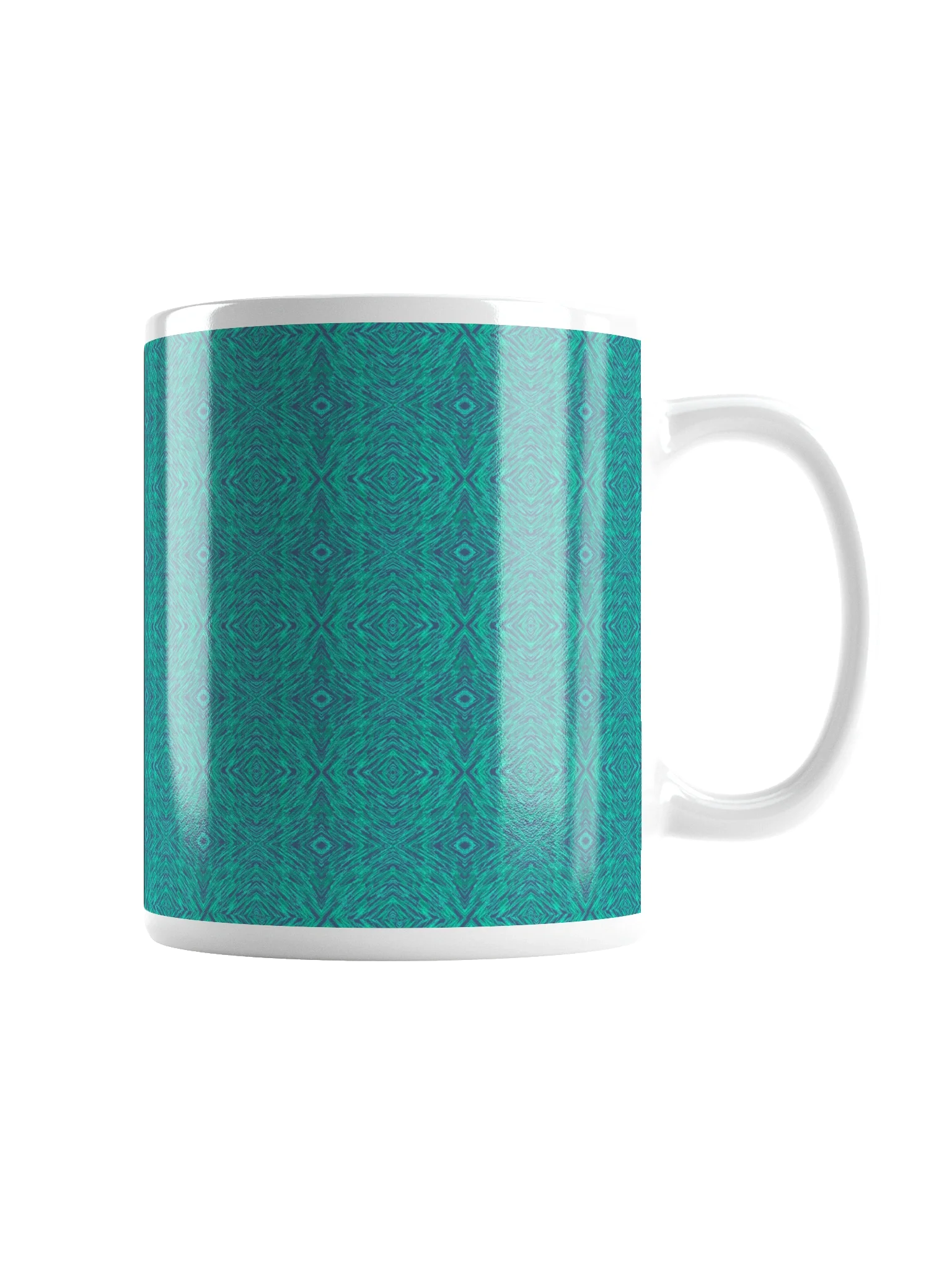 Moss Frost – White Glossy Mug product image (5)