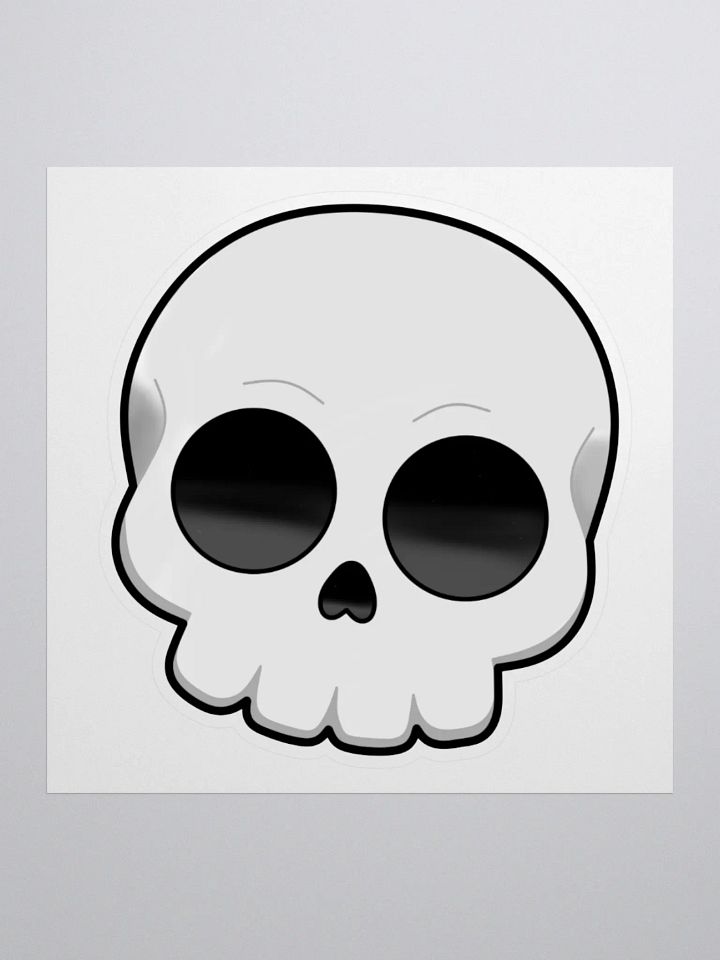 Skull Kiss Cut Sticker product image (1)