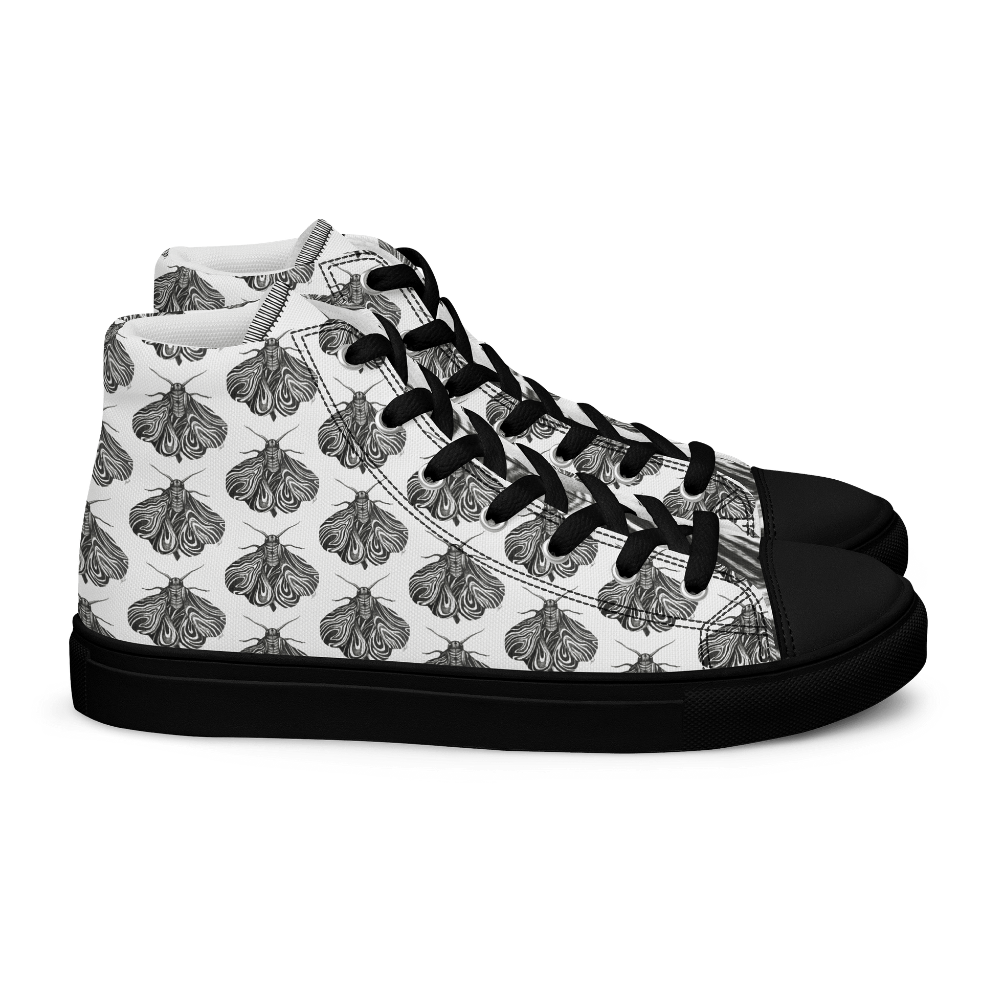 Moth - Women's High Top Canvas Shoes product image (2)