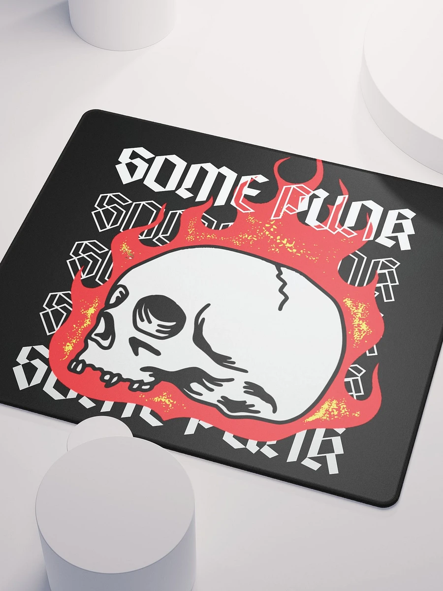 Flaming Skull Mouse Pad product image (3)