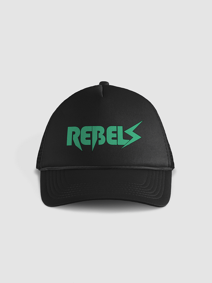 Foam Trucker Hat Black | Green product image (1)