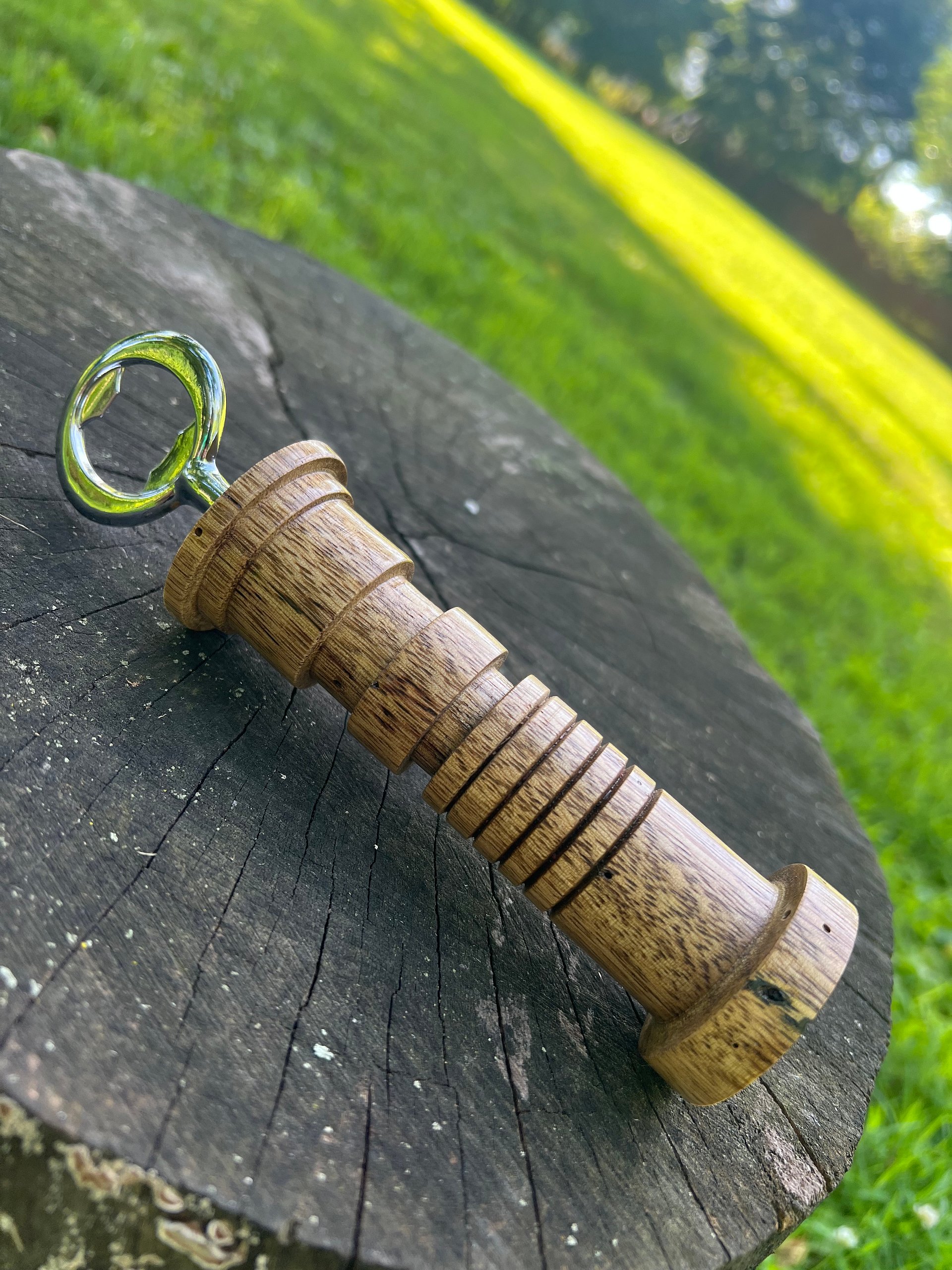 Hand-Turned Star Wars Inspired Black Limba Bottle Opener product image (11)