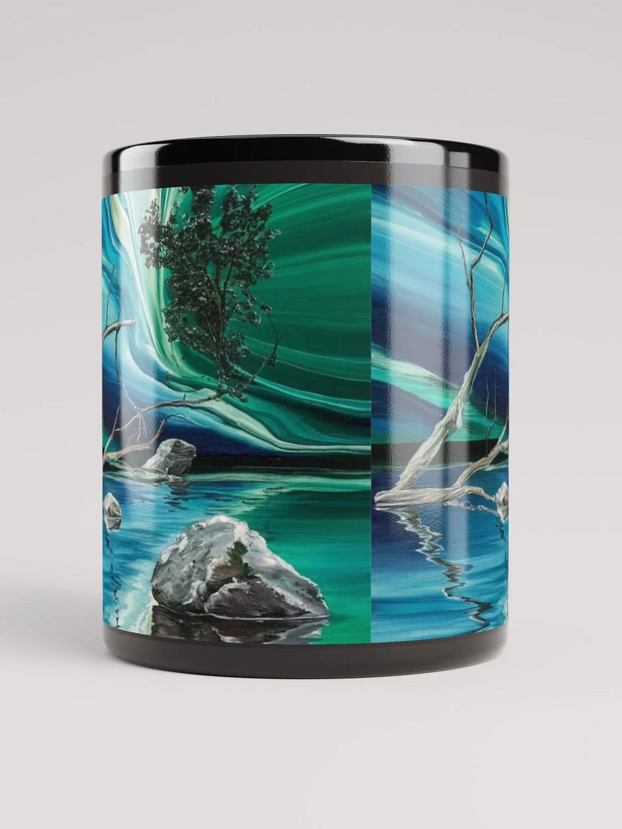 Magic Reflection, Glossy Black Mug product image (7)
