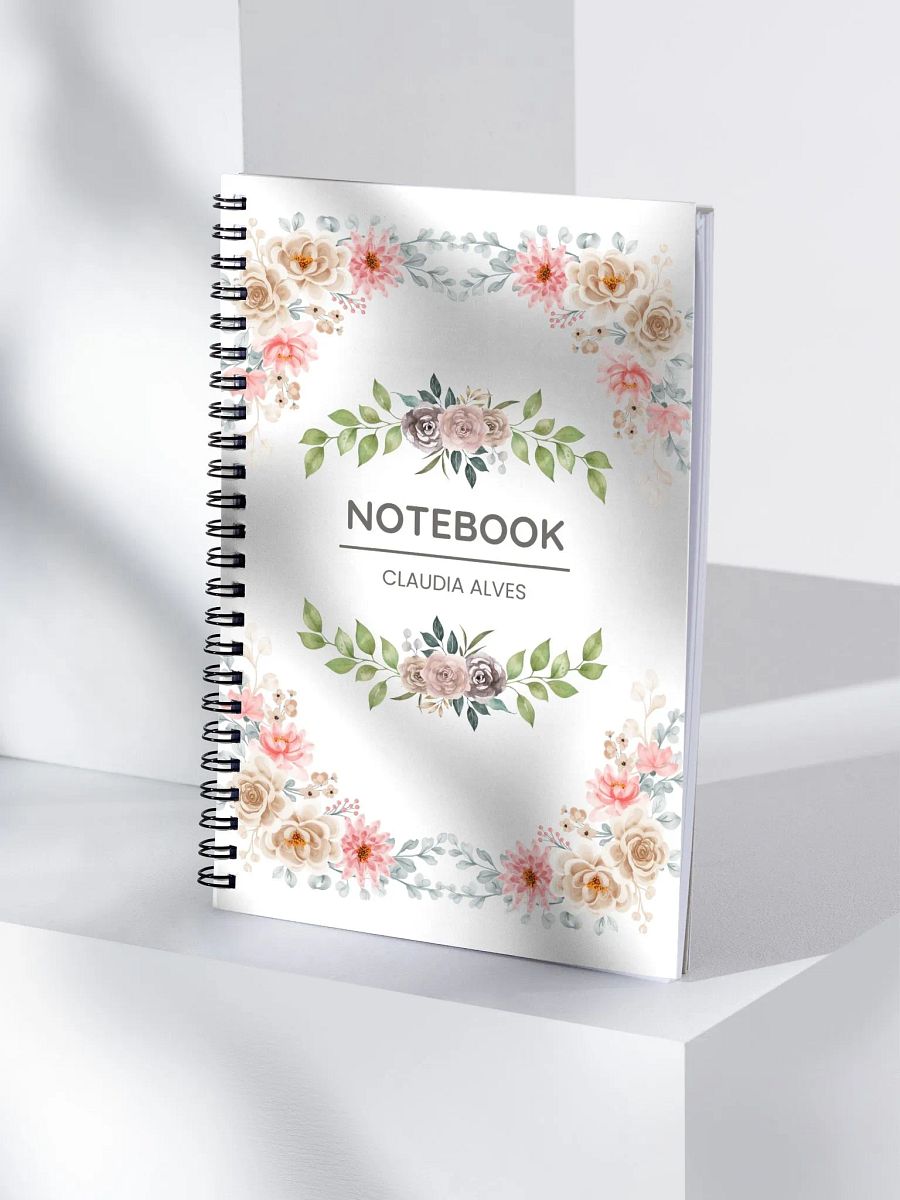 Floral Elegance Spiral Notebook product image (4)