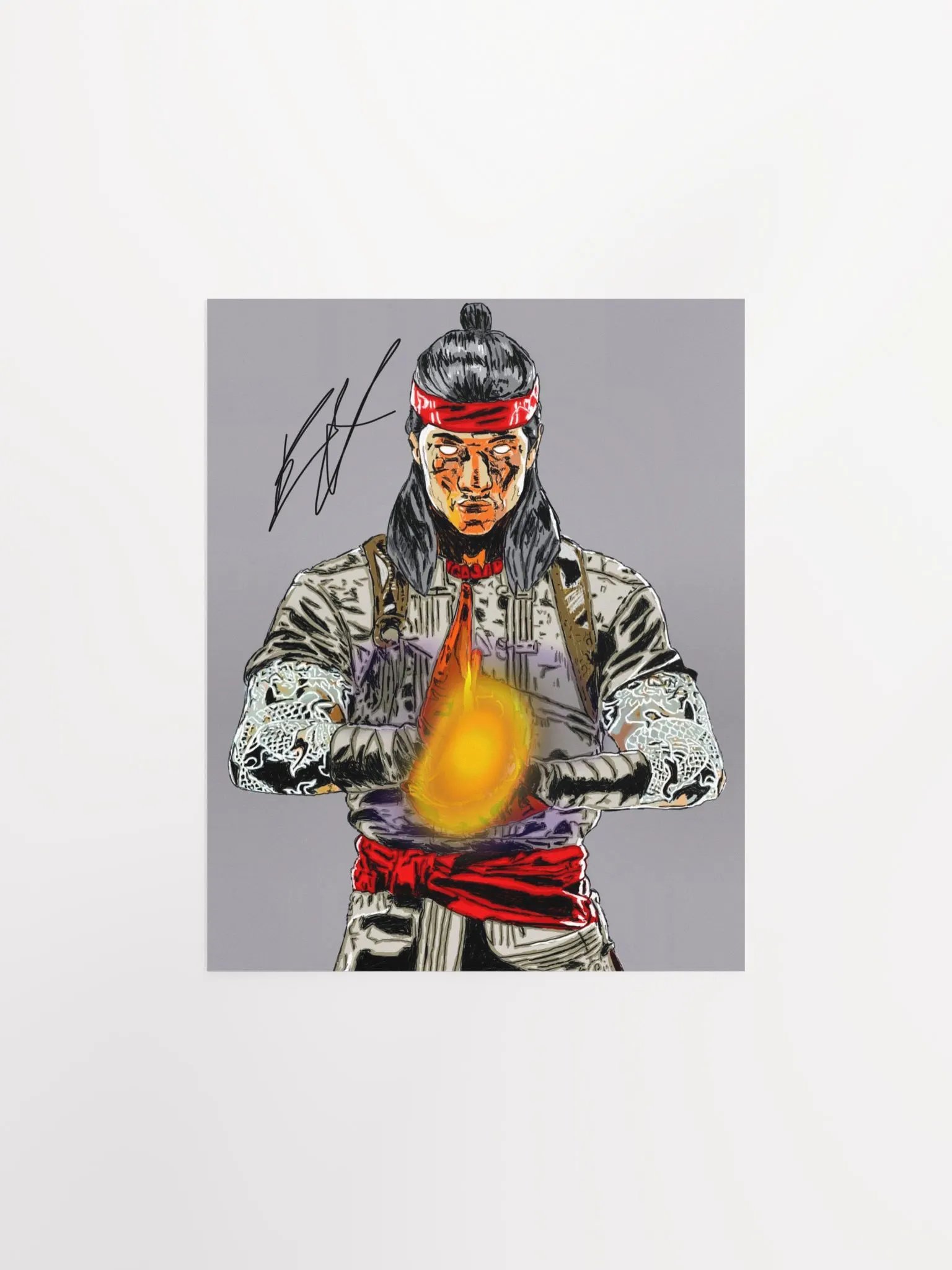 Fire God Liu Kang Print product image (1)