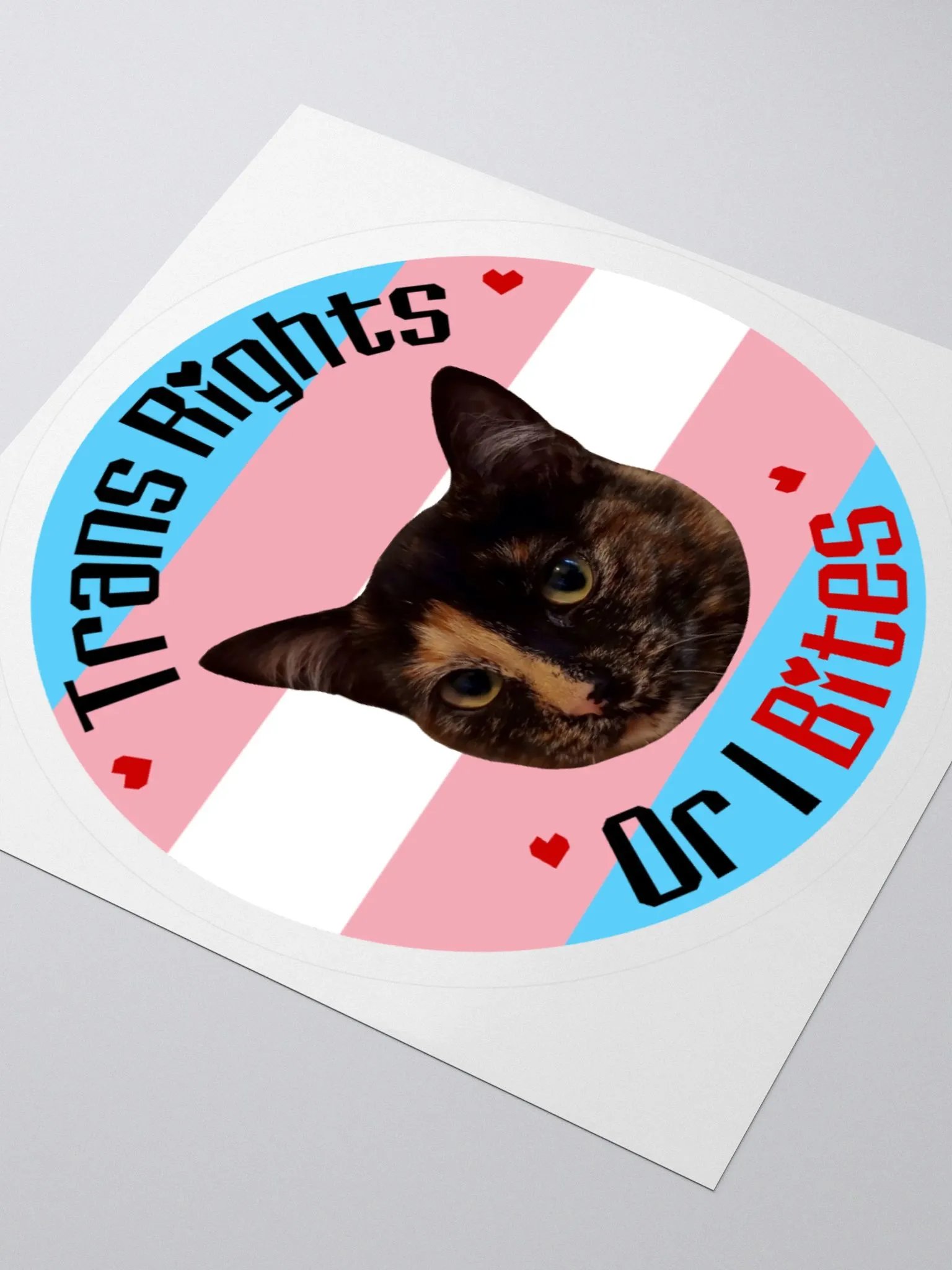 Trans Rights or I Bites Sticker product image (7)