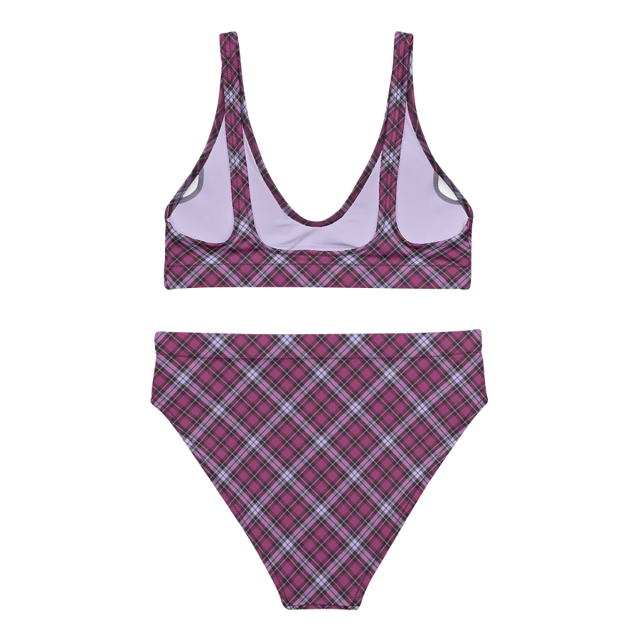 Bright Purple Plaid Bikini product image (4)