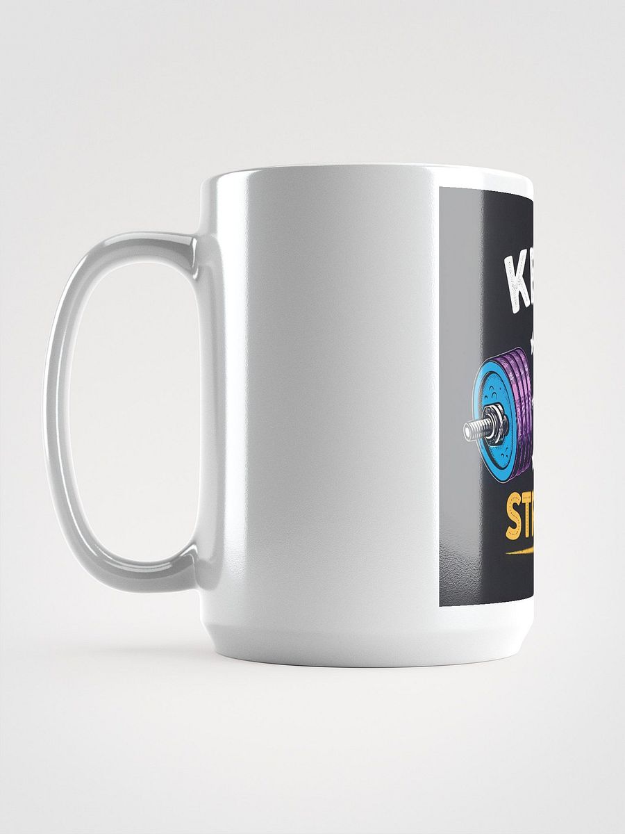 Keep Strong Barbell Mug product image (6)