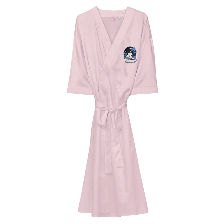 Cloudy Night Satin Robe Embroidered product image (2)