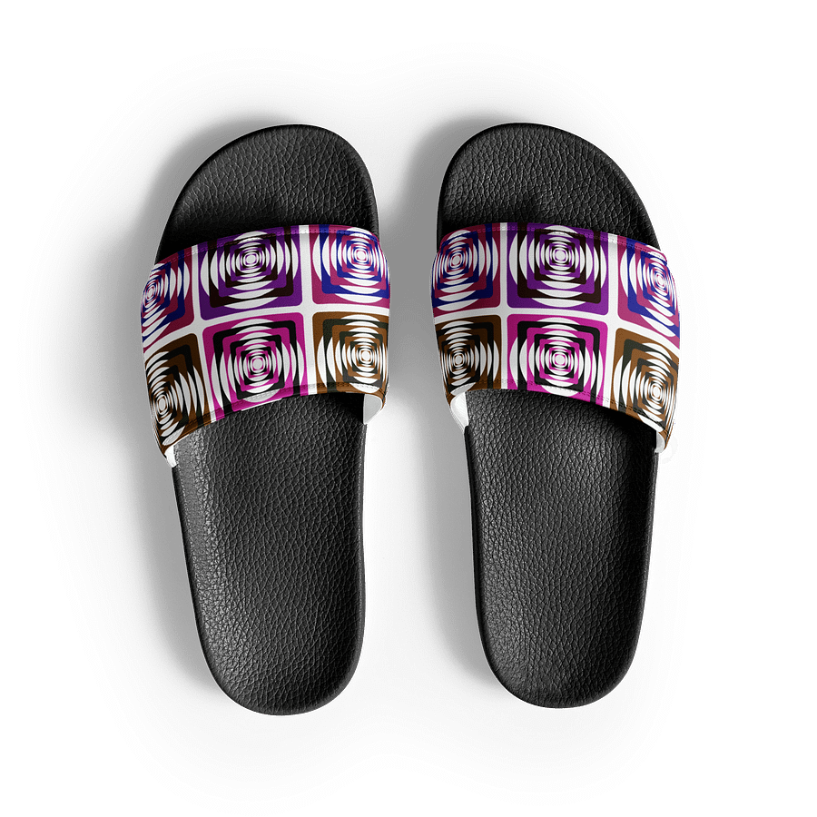 Hypnotic Geometric Women's Slides product image (3)