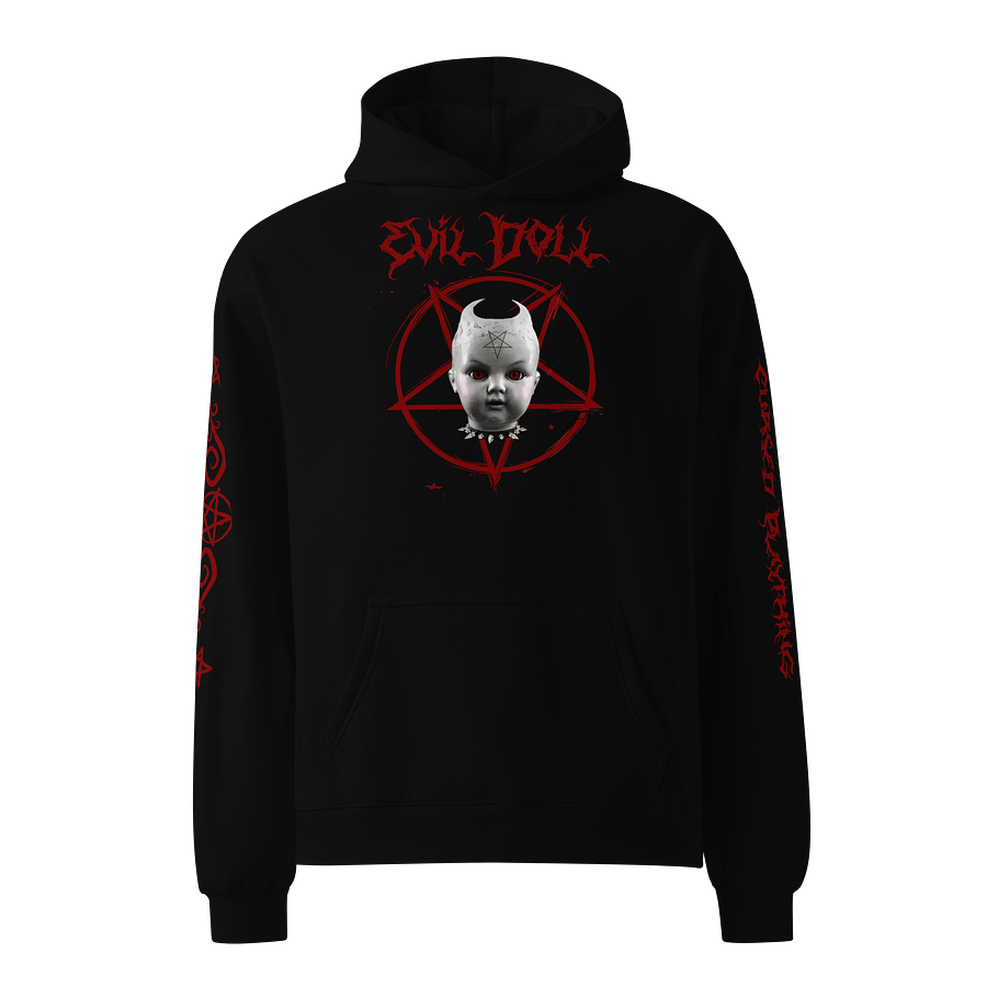 EVIL DOLL - Cursed Plaything - Unisex Premium Oversized Hoodie product image (1)