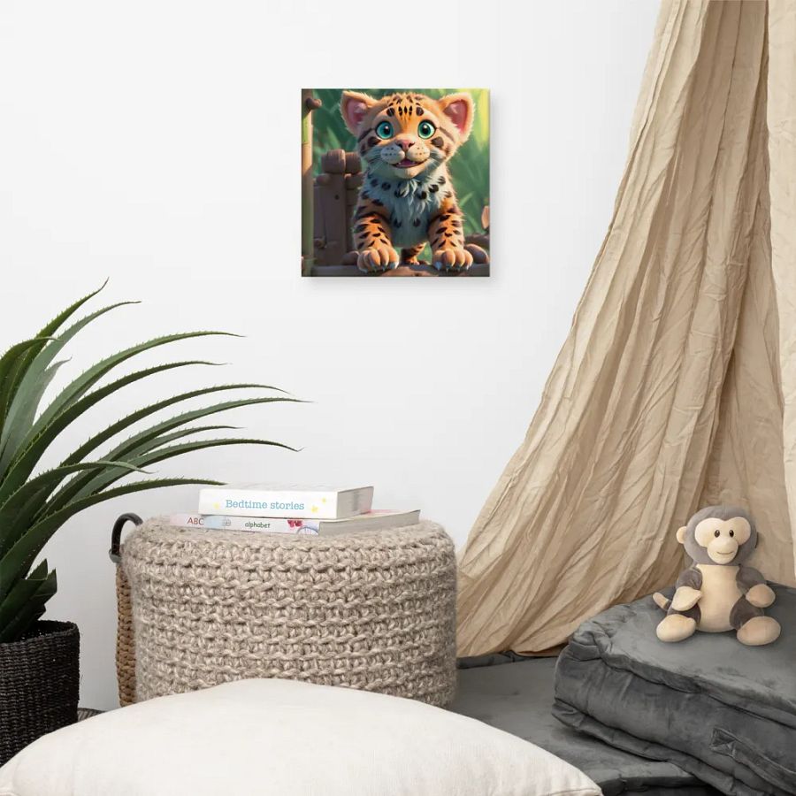 Endangered Species - Mexico - Jaguar Canvas Art product image (3)