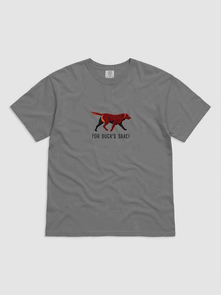 For Duck's Sake T-Shirt(Embroidered) of a Chesapeake Bay Retriever(Brown) product image (6)