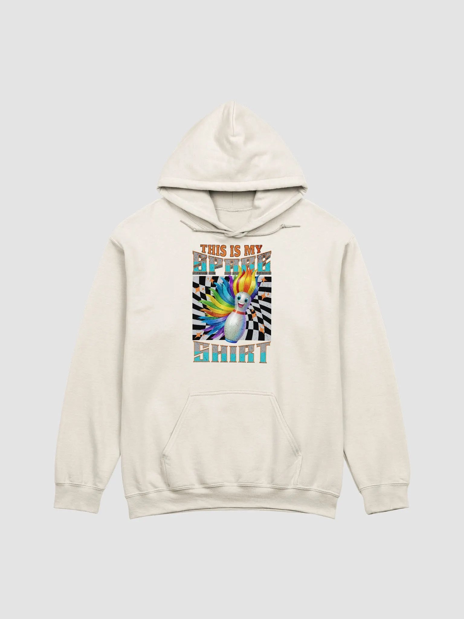 This Is My Spare Shirt Bowling Rainbow Pin Hoodie product image (28)
