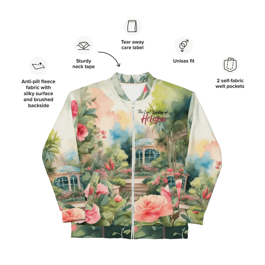 The Lost Garden of Heligan All Over Print Bomber Jacket product image (7)