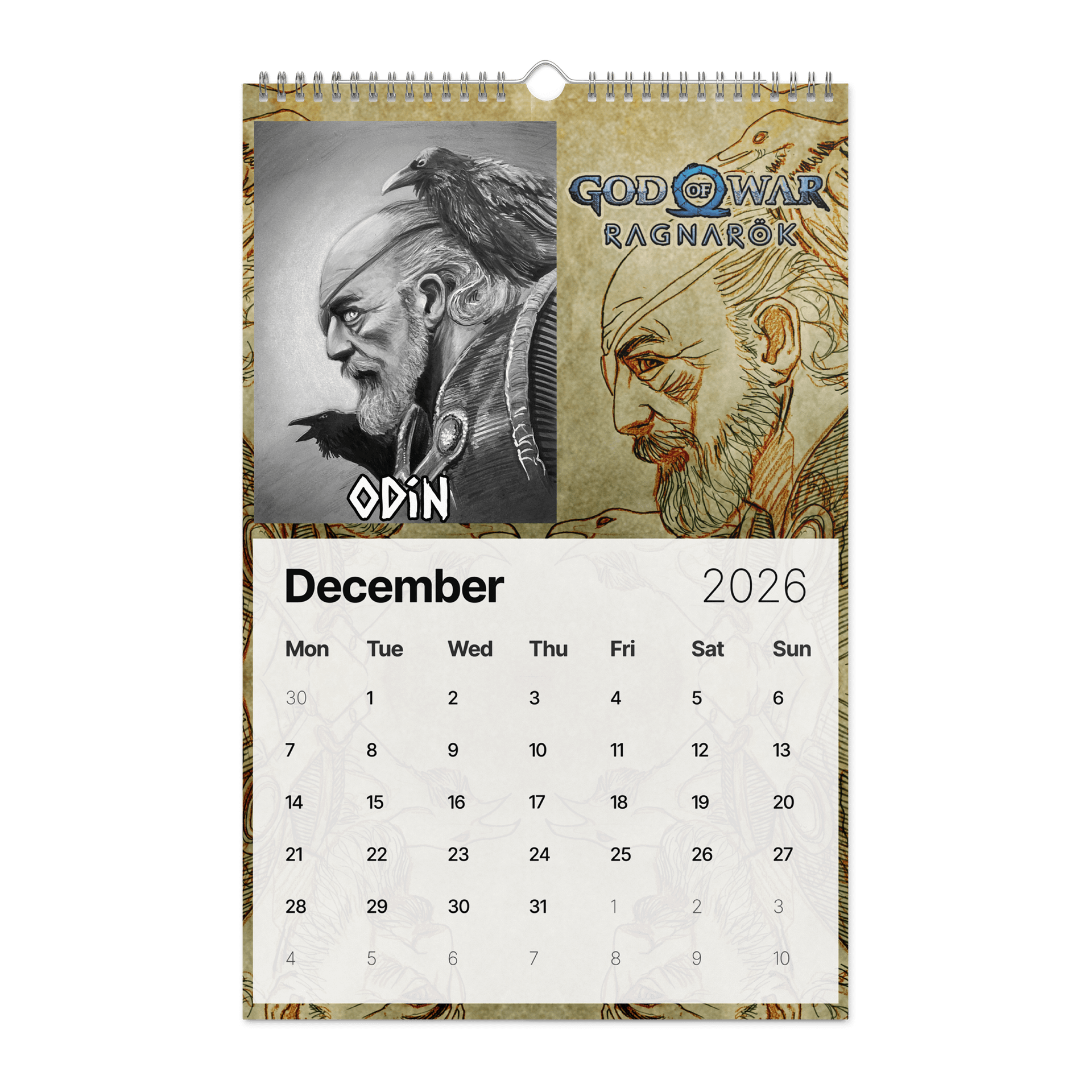 ELFSAR's 2026 God of War Ragnarök Calendar product image (12)