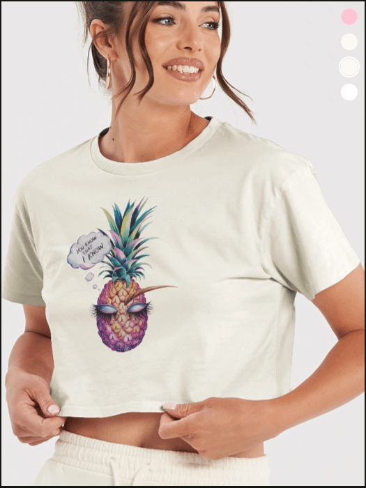 You know-Women's Premium Crop Top product image (17)