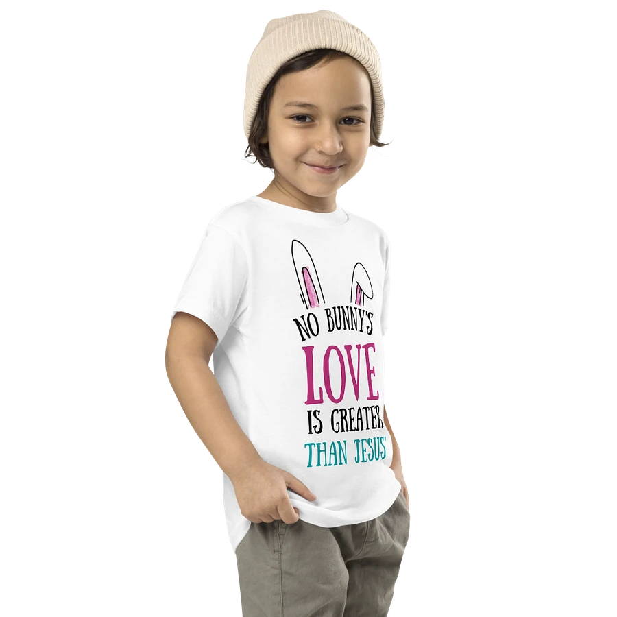 No Bunny's Love is Greater Than Jesus Toddler T-Shirt product image (13)